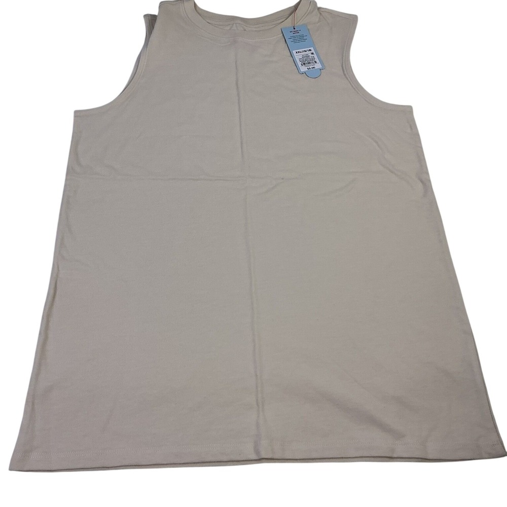 Cat Jack Kids Girls‎ Tank  XXLarge 16 18 Beige Sleeveless Casual